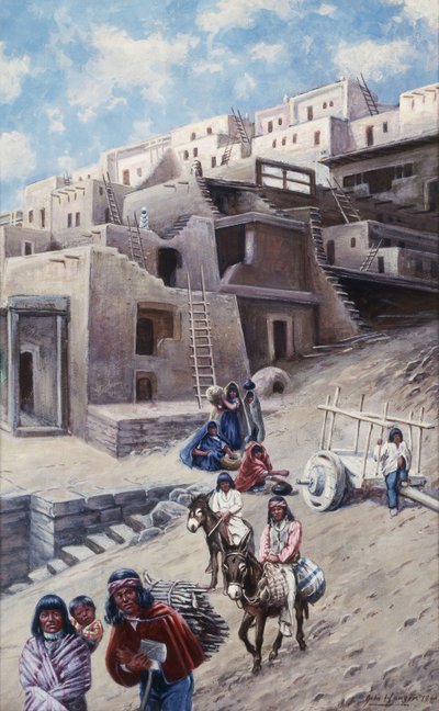 Falufalu, 1900 alkotó: John Hauser