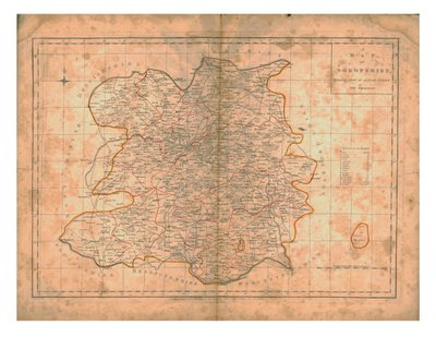 Shropshire térképe, c1788 alkotó: John Haywood