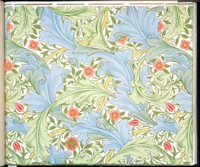 „Granville”, John Henry Dearle által a Morris and Company számára tervezett tapéta, 1896 alkotó: John Henry Dearle