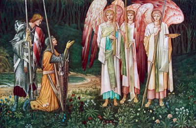 A Szent Grál látomása, 1891-1934. alkotó: John Henry Dearle