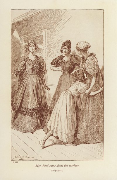 Illusztráció Charlotte Bronte Jane Eyre című művéhez (litográfia) alkotó: John Henry Frederick (after) Bacon