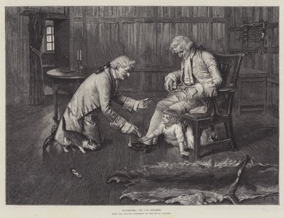 Játszótársak, a Királyi Akadémián kiállított képről alkotó: John Henry Lorimer