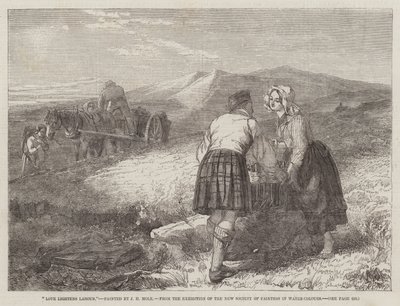 A szerelem megvilágosítja a munkát, az Új Festők Társaságának Vízfesték Kiállításáról alkotó: John Henry Mole