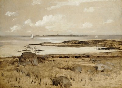 Gloucester-part, alkotó: John Henry Twachtman