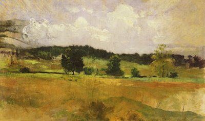 Tájtanulmány, 1900 körül alkotó: John Henry Twachtman
