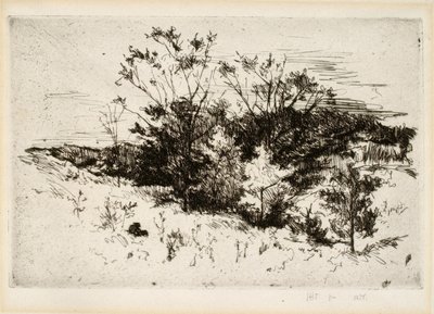 Tájkép Cincinnati közelében alkotó: John Henry Twachtman