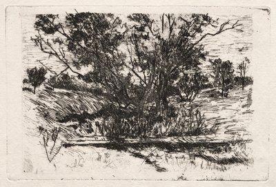 Tájkép Cincinnati közelében alkotó: John Henry Twachtman
