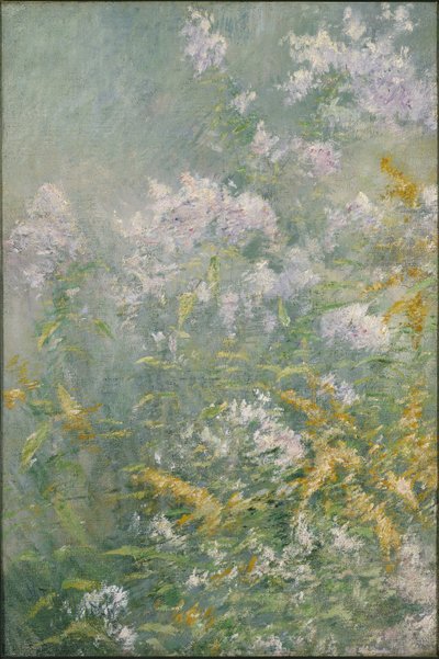 Mezei virágok (Aranyrúd és Vad Aster) alkotó: John Henry Twachtman