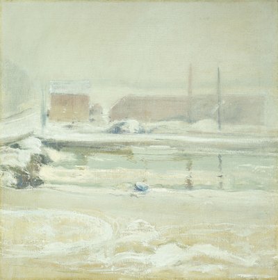 Folyói jelenet a Cos Cobban, alkotó: John Henry Twachtman