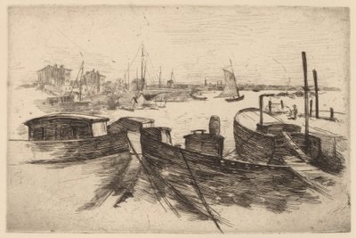 A kikötő, Bridgeport alkotó: John Henry Twachtman
