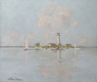 A világítótorony (olaj, vászon) alkotó: John Henry Twachtman