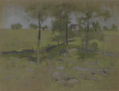 Három fa, 1888-95 körül alkotó: John Henry Twachtman