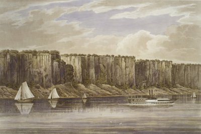Palisades No. 19, Hudson River Portfolio, 1823-24. alkotó: John Hill