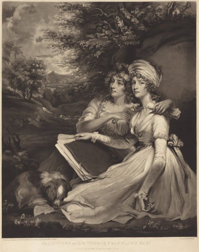 Sir Thomas Frankland báró lányai (A nővérek) alkotó: John Hoppner