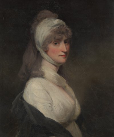 Mrs. Thomas Pechell Charlotte Clavering, meghalt 1841-ben, 1799-ben. alkotó: John Hoppner