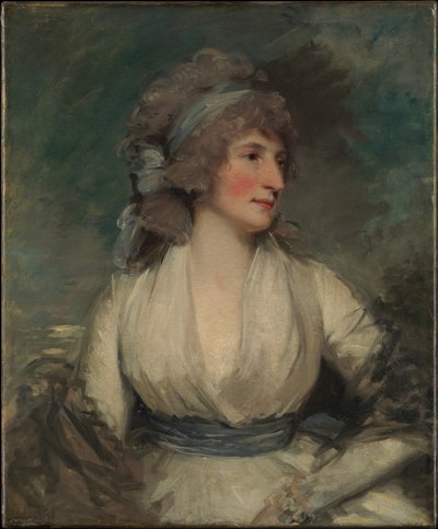 Női portré; (hátoldal, jelenleg bélelővászonnal fedve) Gyermekfejtanulmány alkotó: John Hoppner