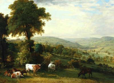 Kilátás a Shibden-völgyre alkotó: John Horner