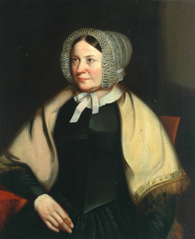 Mary Holmes, John Holmes felesége, élelmiszerbolt Keighleyben alkotó: John Hunter Thompson