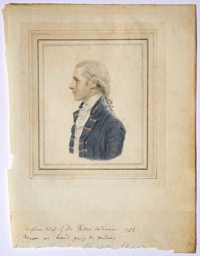 A Dutton indián Sir West kapitány portréja alkotó: John I Smart