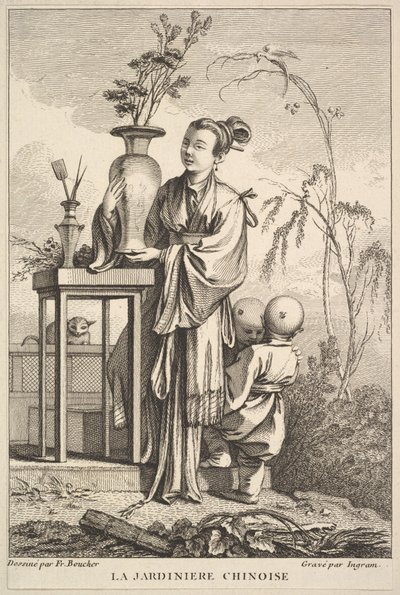 A kínai kertész, 1741-63. alkotó: John Ingram