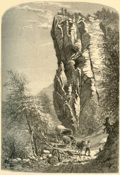 „A szerelmesek ugrása – korai napkeltekor”, 1872. alkotó: John J. Harley