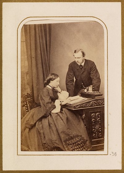Hessen Lajos herceg és hercegné alkotó: John Jabez Edwin Mayall