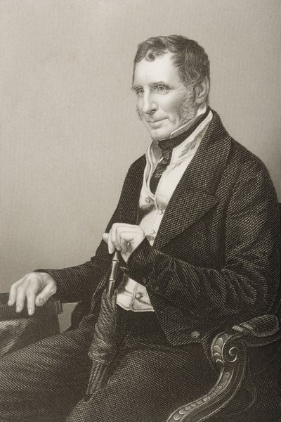 Joseph Warner Henley (1793-1884) metszett D.J. Pound egy fényképről, a „The Drawing-Room of Eminent Personages, Volume 2”, Londonban, 1860. alkotó: John Jabez Edwin Paisley Mayall
