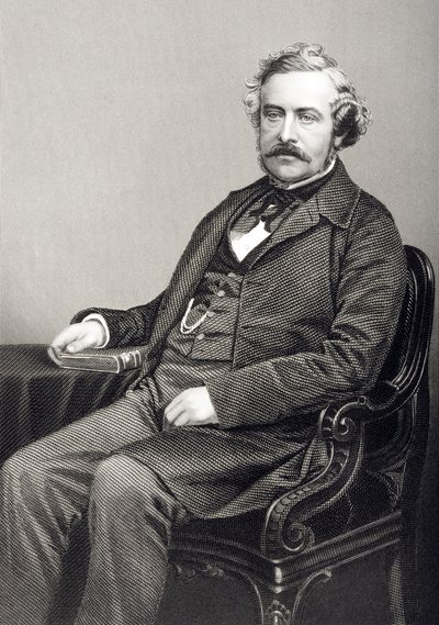 Martin Farquhar Tupper (1810-89) metszett D.J. Pound egy fényképről, a „The Drawing-Room of Eminent Personages, Volume 2”, Londonban, 1860. alkotó: John Jabez Edwin Paisley Mayall