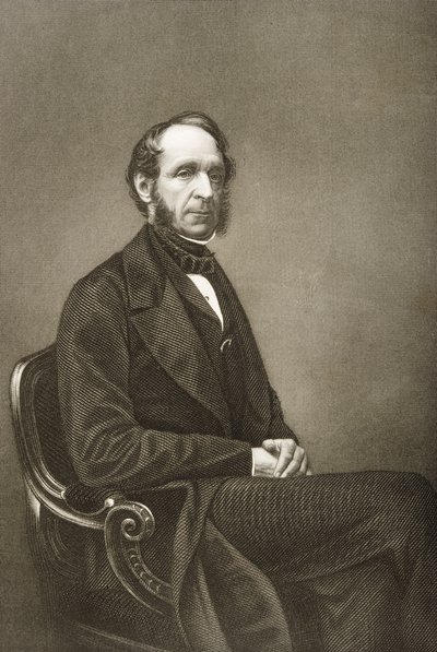 Robert Grosvenor (1801-93) metszett D.J. Pound egy fényképről, a „The Drawing-Room of Eminent Personages, Volume 2”, Londonban, 1860. alkotó: John Jabez Edwin Paisley Mayall