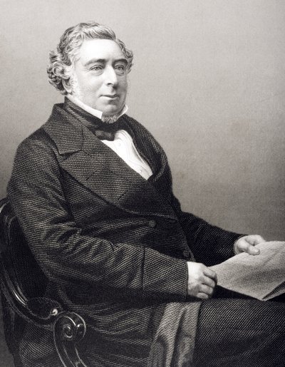 Robert Stephenson (1803-59) metszetét D.J. Pound egy fényképről, a „The Drawing-Room of Eminent Personages, Volume 2”, Londonban, 1860. alkotó: John Jabez Edwin Paisley Mayall
