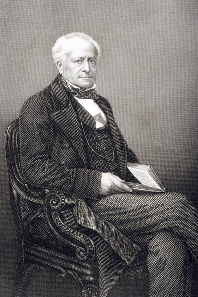 Sir Fitzroy Kelly (1796-1880) metszetét D.J. Pound egy fényképről, a „The Drawing-Room of Eminent Personages, Volume 2”, Londonban, 1860. alkotó: John Jabez Edwin Paisley Mayall