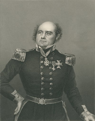 Sir John Franklin metszett: D.J. Pound egy fényképről, a „The Drawing-Room of Eminent Personages, Volume 2”, Londonban, 1860. alkotó: John Jabez Edwin Paisley Mayall