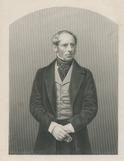 Sir John Somerset Pakington metszetét D.J. Pound egy fényképről, a "The Drawing-Room of Eminent Personages, Volume 2", 1860 alkotó: John Jabez Edwin Paisley Mayall