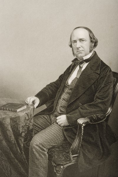 Thomas Wright (1810-77) metszetét D.J. Pound egy fényképről, a „The Drawing-Room of Eminent Personages, Volume 2”, Londonban, 1860. alkotó: John Jabez Edwin Paisley Mayall