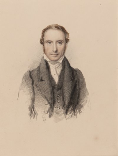 Samuel Prout portréja, 1820 körül (wc papíron) alkotó: John Jackson