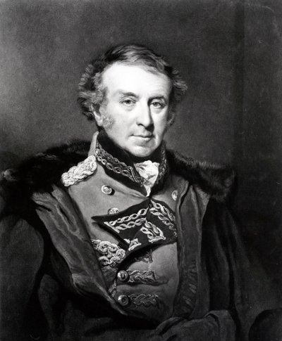 Sir Hew Whitefoord Dalrymple portréja, 1831 alkotó: John Jackson