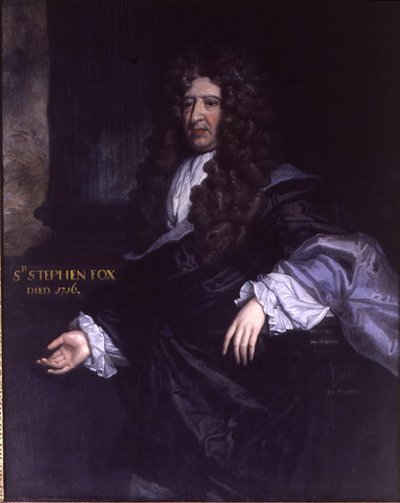 Sir Stephen Fox (1627-1716) Fizetős tábornok (olaj, vászon) alkotó: John James Bakker