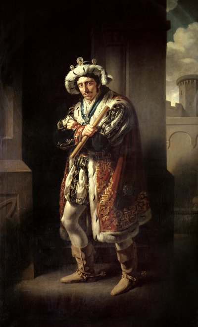 Edmund Kean (1787-1833) Richard III alkotó: John James Halls