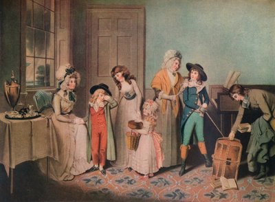 Fekete hétfő vagy indulás az iskolába, 1790, 1919 alkotó: John Jones