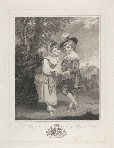 Lord Henry és Lady Charlotte Spencer mint "A fiatal jósok" alkotó: John Jones