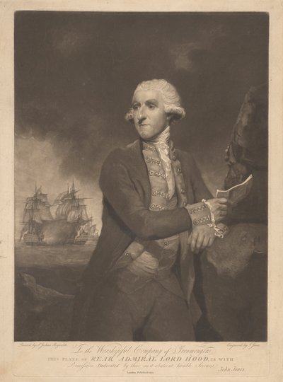 Lord Hood ellentengernagy alkotó: John Jones