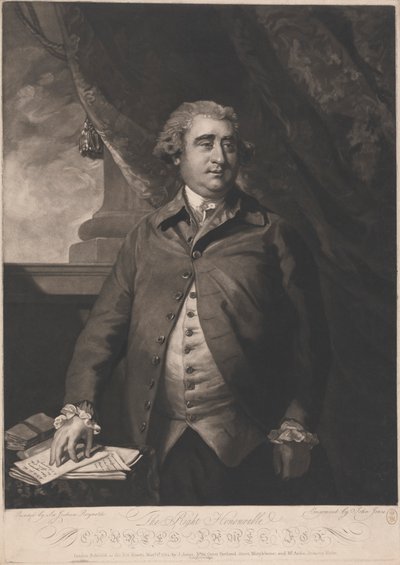 A jobb, tisztelt Charles James Fox alkotó: John Jones