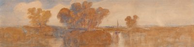 Norwich távoli kilátása alkotó: John Joseph Cotman