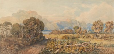 Táj a folyóval és a hegyekkel alkotó: John Joseph Cotman
