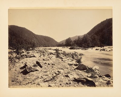 Mountain Island, French Broad, Észak-Karolina alkotó: John K. Hillers