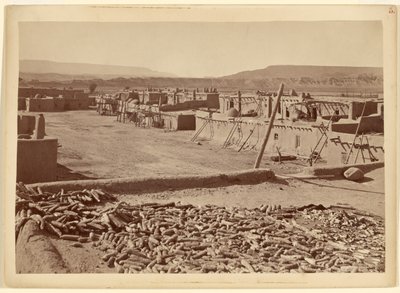 San Juan pueblo, Új-Mexikó: a város északi vége alkotó: John K. Hillers