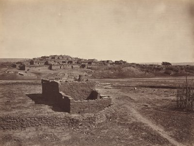 Zuni Pueblo, 1879. alkotó: John Karl Hillers