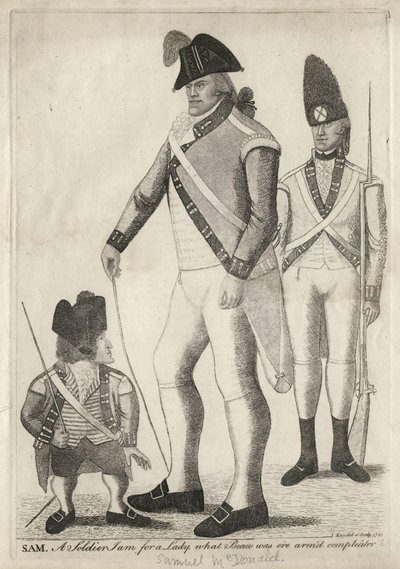 George ("Geordie") Cranstoun; Samuel McDonald; Ismeretlen férfi, írta: John Kay alkotó: John Kay