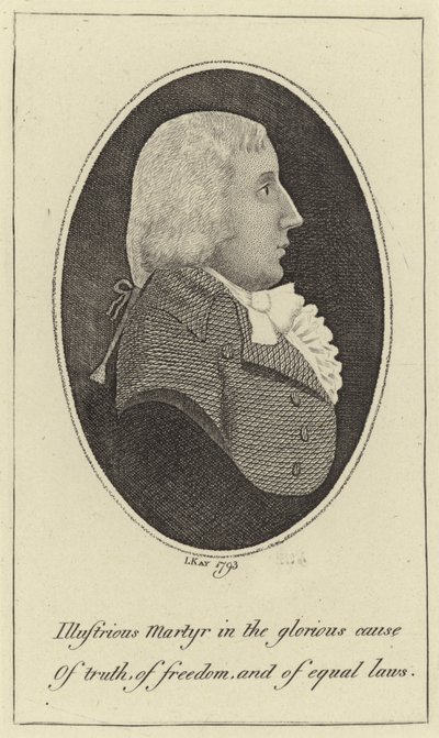 Thomas Muir portréja alkotó: John Kay