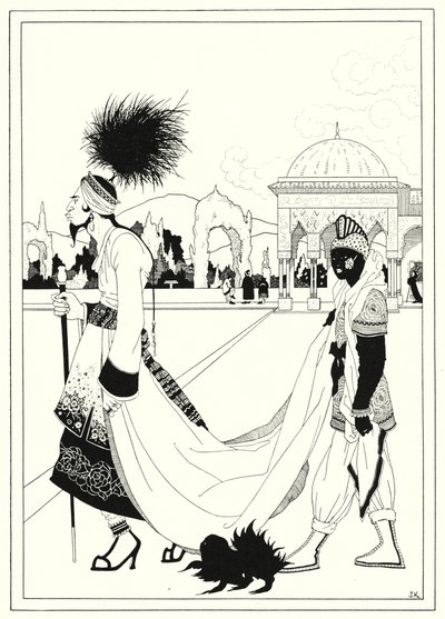 Illusztráció: Aladdin története és a csodálatos lámpa (litho) alkotó: John Kettelwell